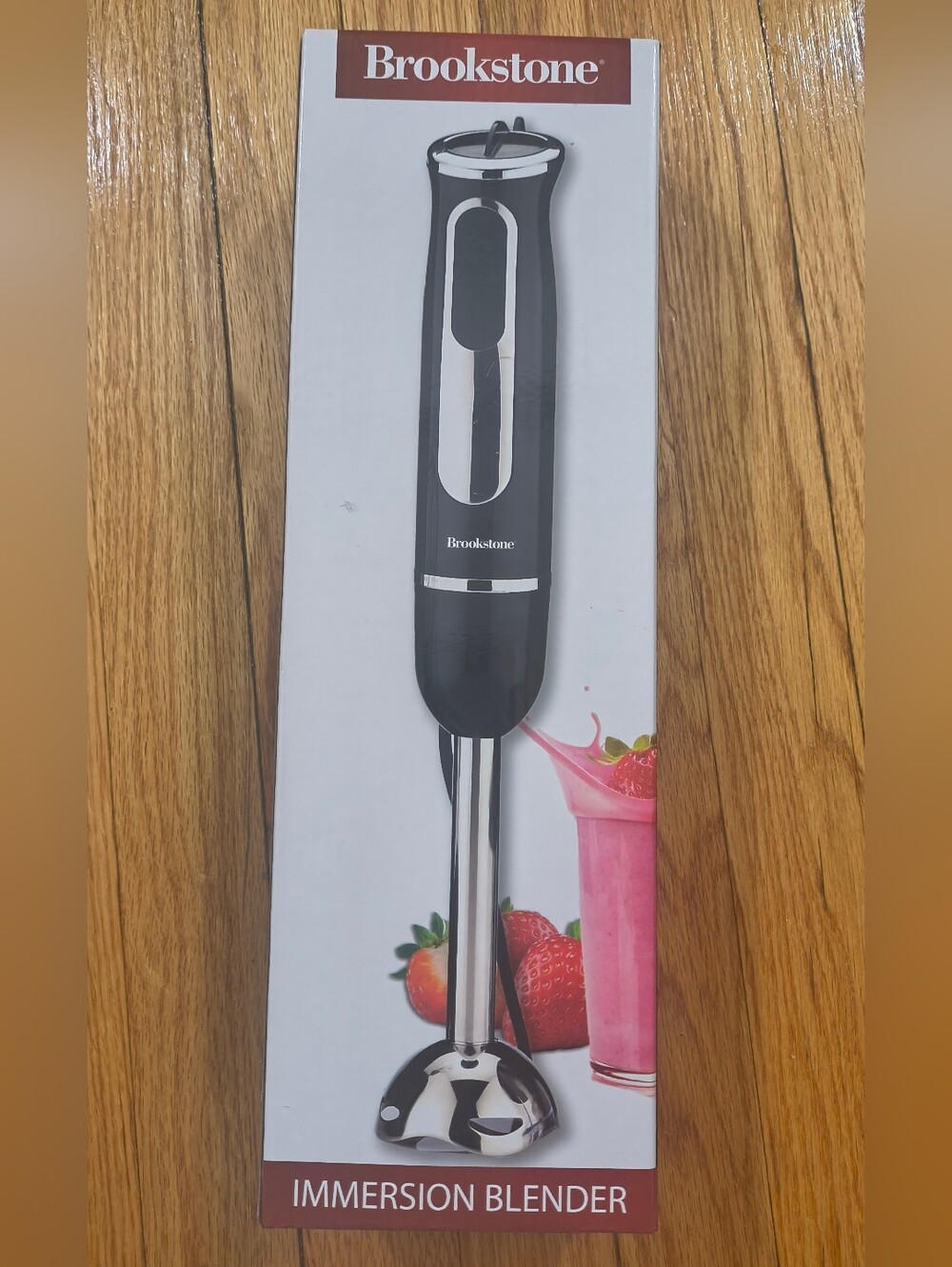 Brookstone Black Handheld Immersion Blender
